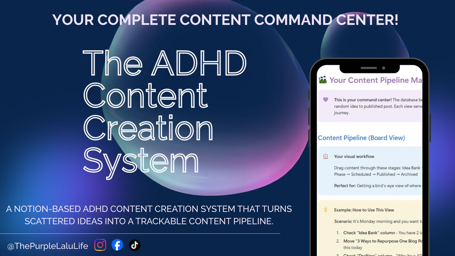 The ADHD Content Creation System