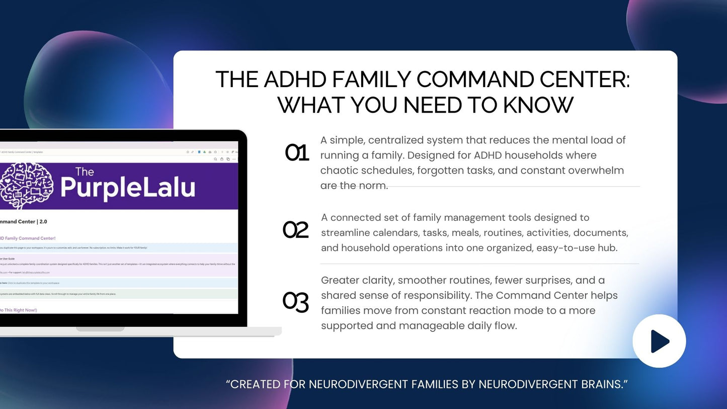 The ADHD Family Command Center