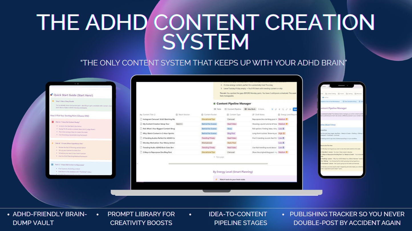 The ADHD Content Creation System