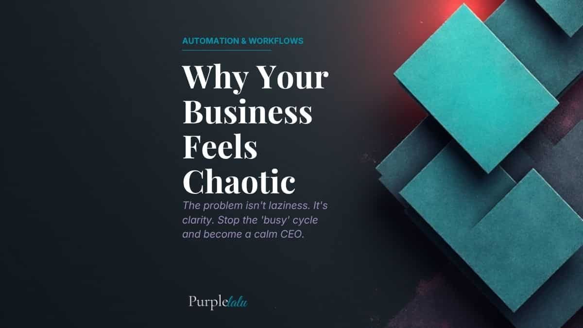 Business chaos clarity automation workflows