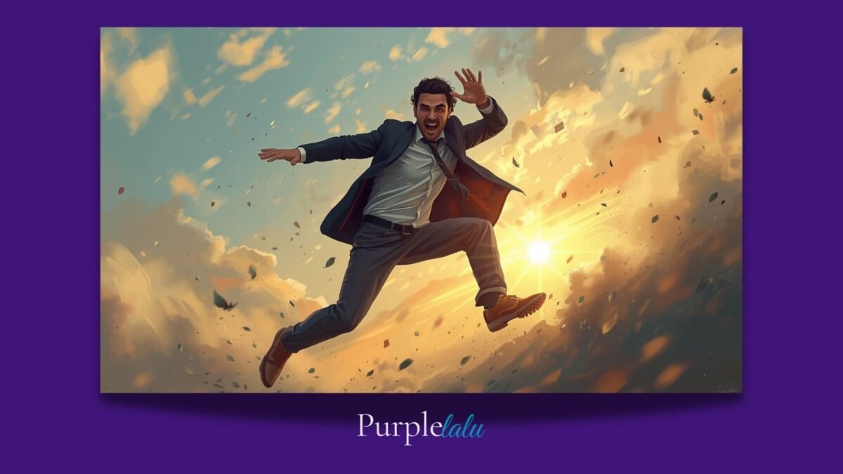 Man jumping into the sun