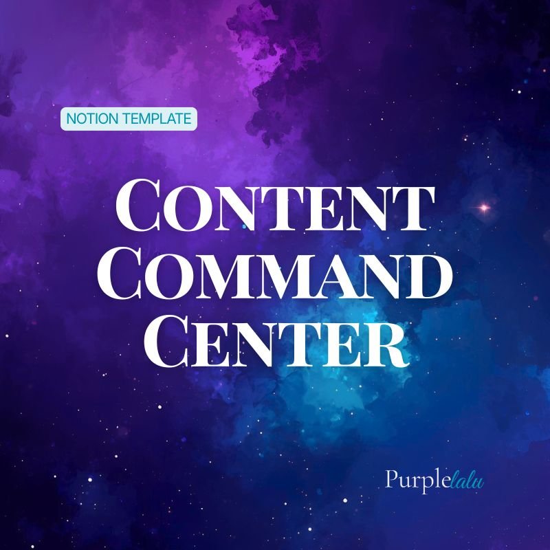 Content Command Center Notion Template