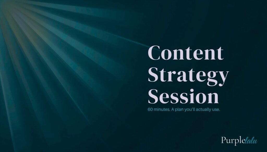 Content Strategy Session