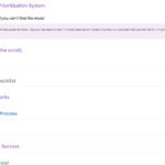 Focus funnel system navigation links
