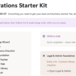 operations starter kit screenshot in Notion