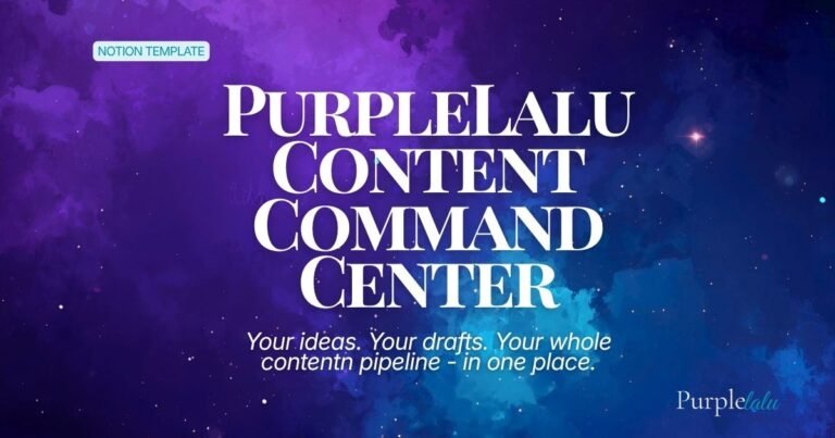 Purplelalu content command center