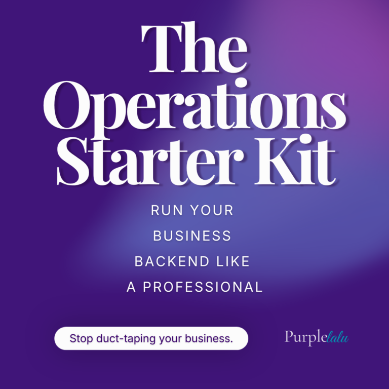 the operations starter kit