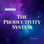 Notion productivity system template