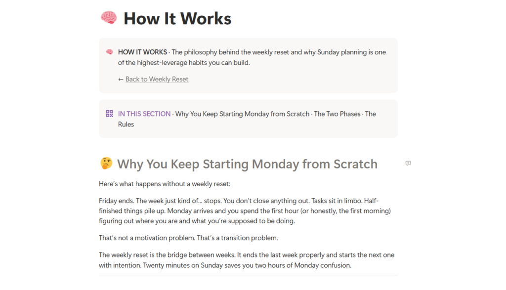 How it works section