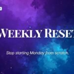 Weekly reset Notion template
