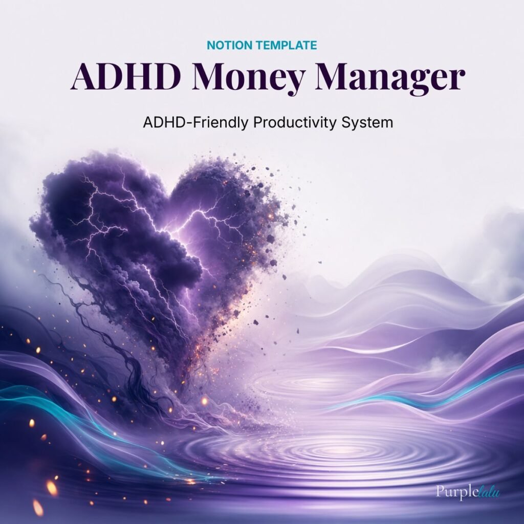 ADHD Money Manager product image for PurpleLalu