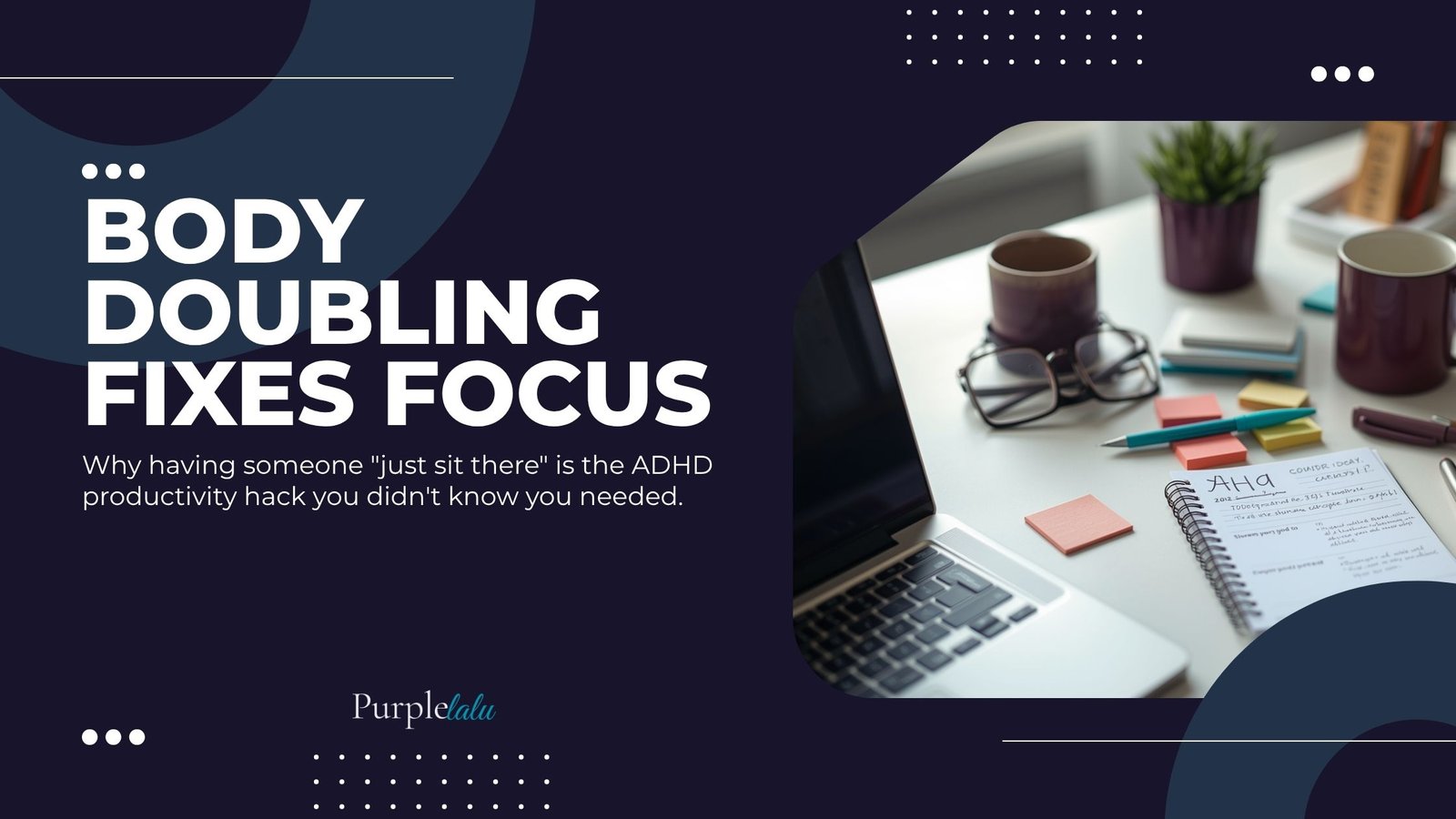 Productivity tips for ADHD focus improvement