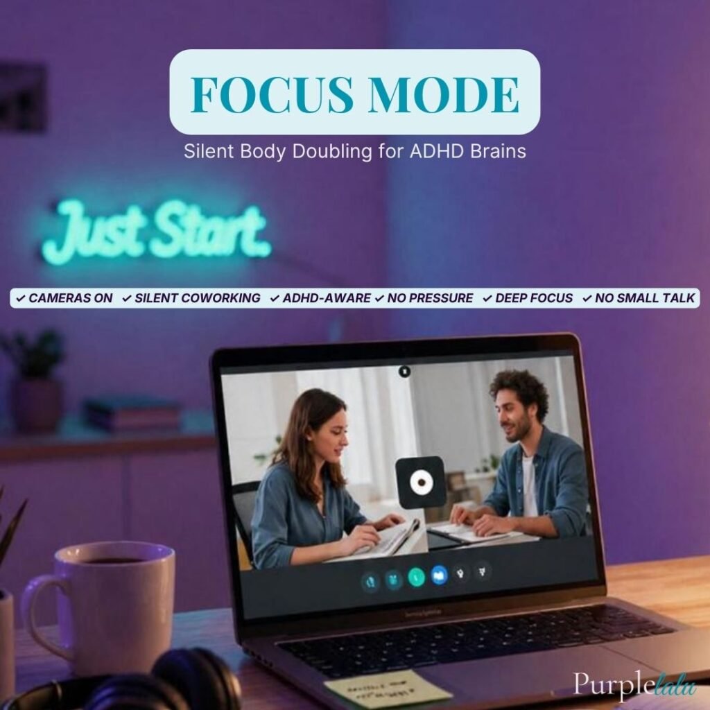 ADHD Body Doubling: Focus Mode