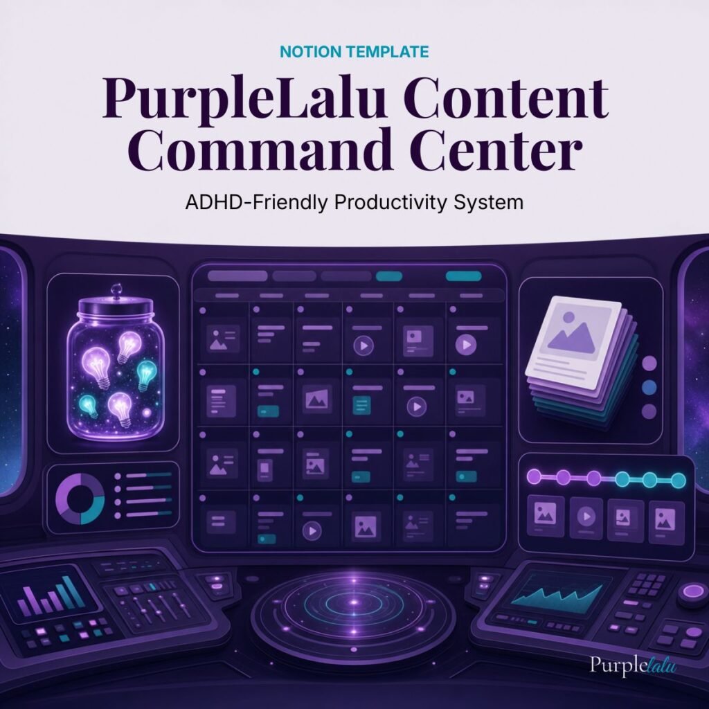 PurpleLalu Content Command Center product image for PurpleLalu