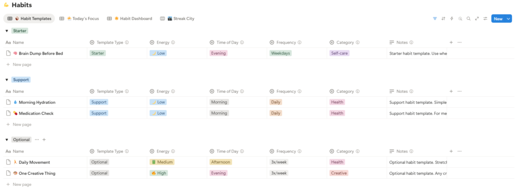 The ADHD Habit Tracker Product Images