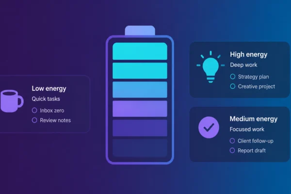 ADHD energy-based planning Notion