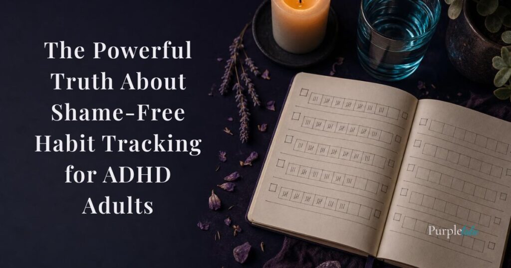 shame-free habit tracking for ADHD adults