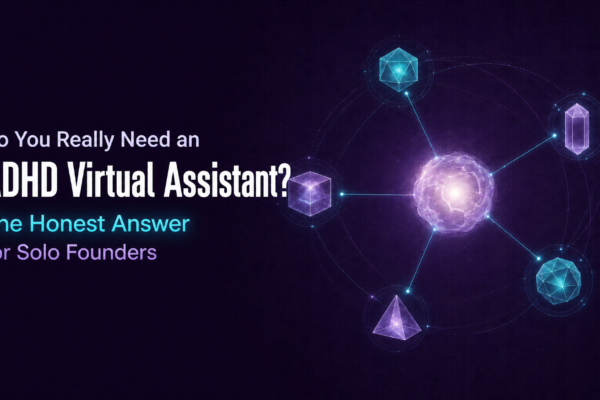 ADHD virtual assistant support for solo founders who need a system partner not just a task taker