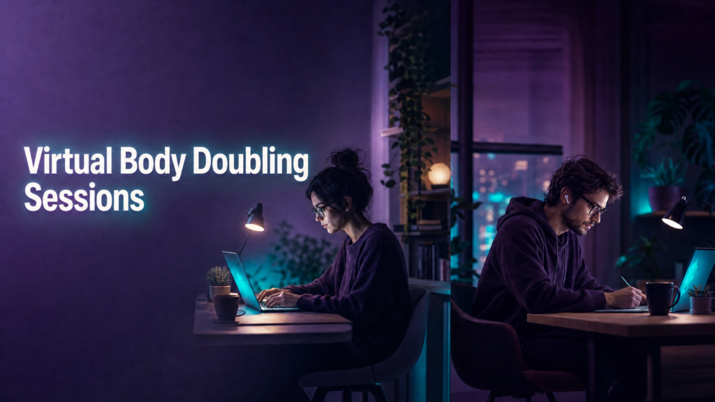 Body Doubling Session -- 60 minute virtual coworking session for ADHD brains
