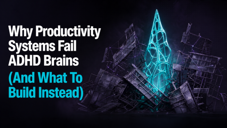 Adhd Productivity Blog 4 Why Productivity Systems Fail ADHD Brains (And What to Build Instead)